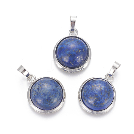 Natural Dyed Lapis Lazuli Pendants G-L512-B05-1