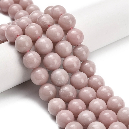 Natural Pink Opal Beads Strands G-Z110-C03-10mm-1