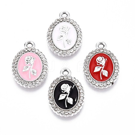 Alloy Enamel Pendants ENAM-T020-112P-1