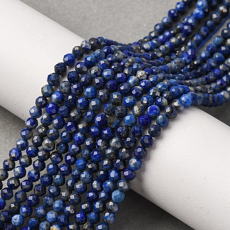 Natural Lapis Lazuli Beads Strands G-D320-A03-3mm-1