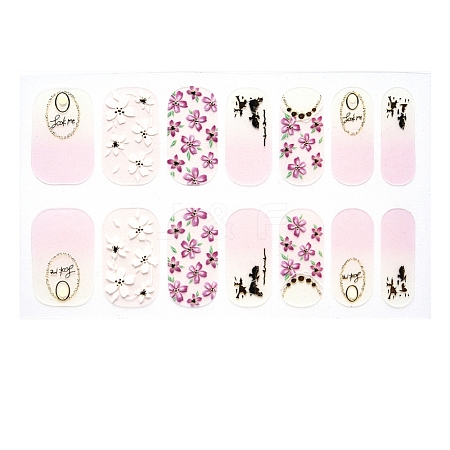 Full Cover Nombre Nail Stickers MRMJ-S060-ZX3173-1