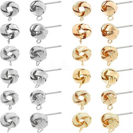 Iron Stud Earring Findings IFIN-CA0001-06-NR-1