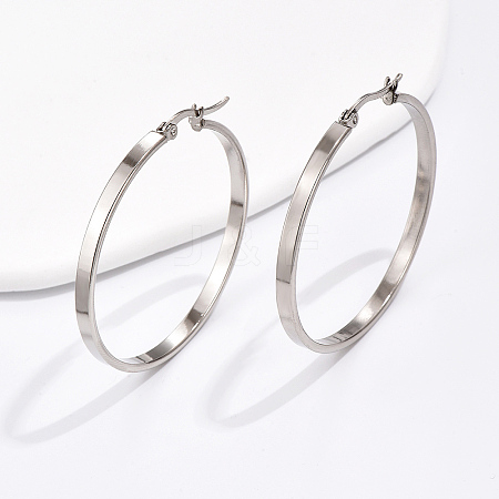 Simple Geometric Tube Earrings for Women FL5881-1