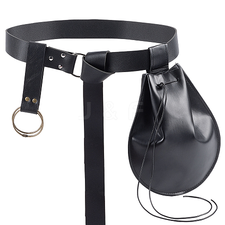 Viking PU Leather Belt Pouch Bag AJEW-CL0003-22A-1