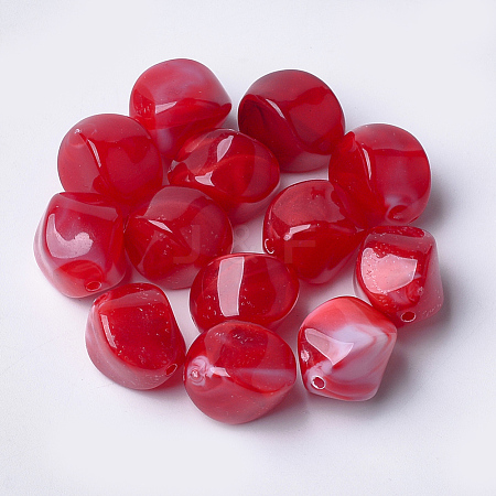 Acrylic Beads OACR-T007-08N-1