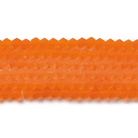 Imitate Austrian Crystal Frosted Glass Beads Strands LS-EGLA-A039-T6mm-MD11-1