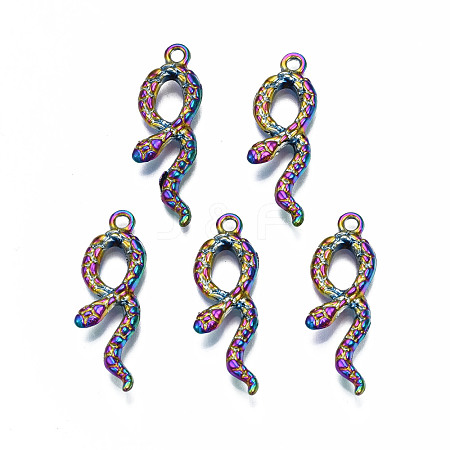 Rainbow Color Alloy Pendants PALLOY-N163-117-NR-1