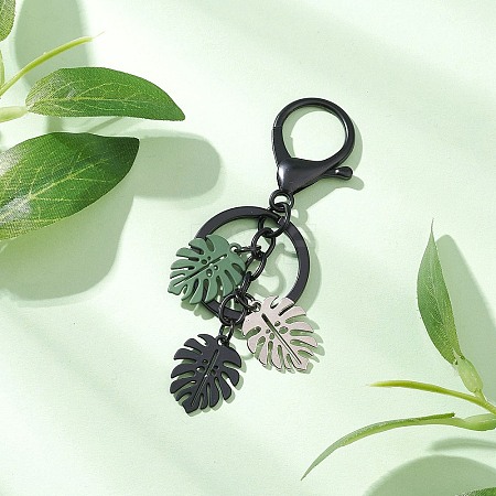 Baking Paint Alloy Keychains KEYC-JKC01390-1