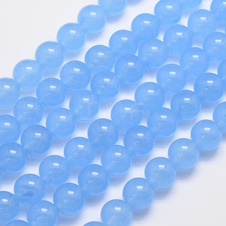 Natural & Dyed Malaysia Jade Bead Strands G-A146-12mm-A20-1