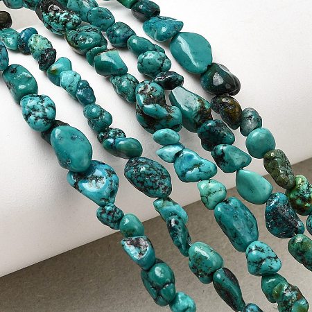 Natural HuBei Turquoise Bead Strands G-H345-A01-10-1