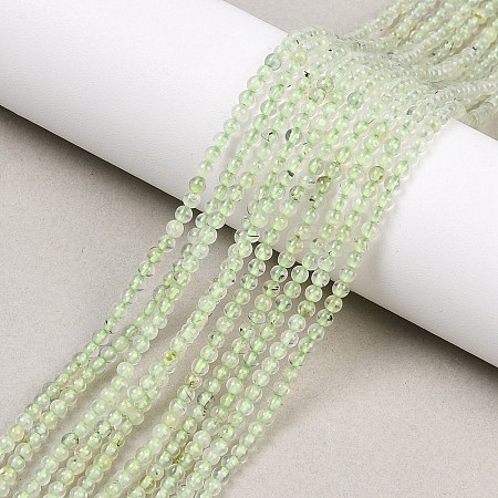 Natural Prehnite Beads Strands G-C255-B03-2mm-1