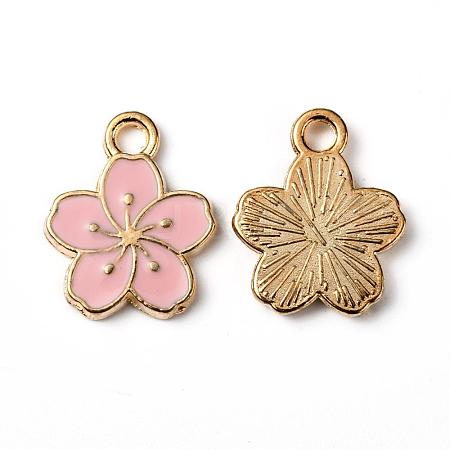 Alloy Enamel Charms X-ENAM-S121-121B-1