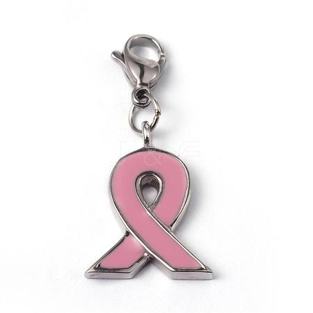 316 Surgical Stainless Steel Enamel Pendants STAS-L184-050-1