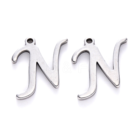 Tarnish Resistant 201 Stainless Steel Charms STAS-R105-N-1