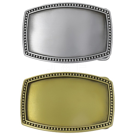 2Pcs 2 Colors Alloy Belt Buckles FIND-DJ0001-75-1