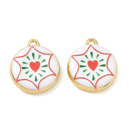 Printed Brass Pendants KK-CBAF9BC-15G-01-1