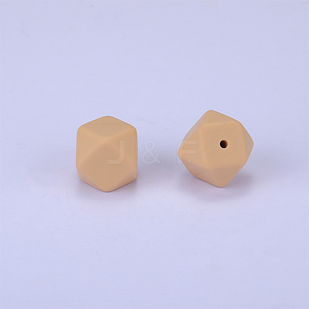 Hexagonal Silicone Beads SI-JX0020A-11-1