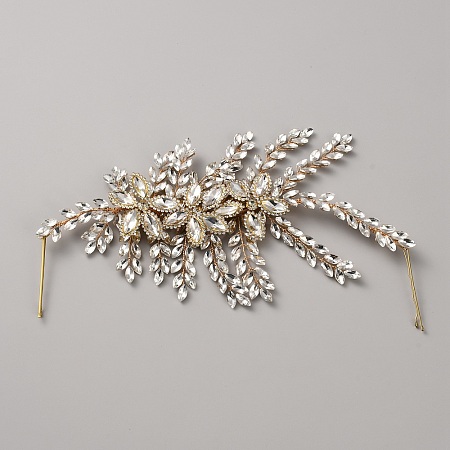 Alloy Rhinestone Hair Bobby Pins Sets OHAR-WH0014-25KCG-1