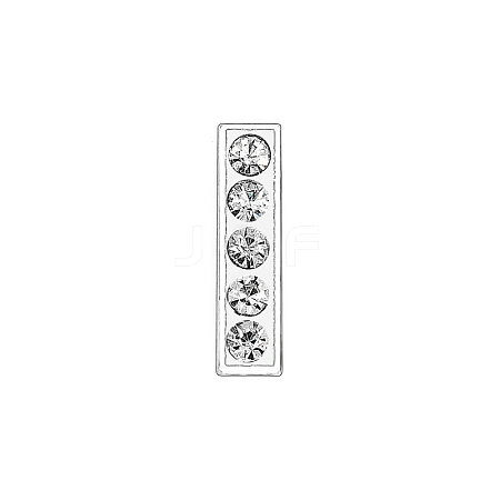 Eco-Friendly Zinc Alloy Slide Charms ALRI-WH0001-01P-I-1