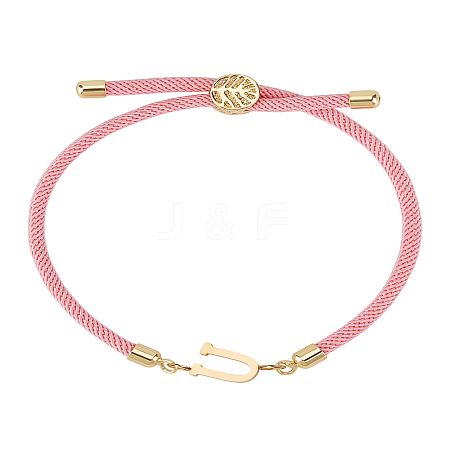 1Pc Adjustable Nylon Cord Slider Bracelets for Women BJEW-LP0001-32U-03-1