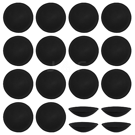9 Pairs Polyester Round Bra Pads Inserts FIND-BC0019-24B-1
