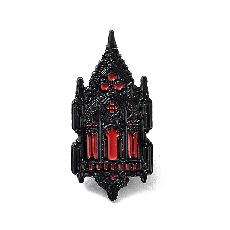 Gothic Zinc Alloy Enamel Pin Brooch JEWB-C028-03D-EB-1