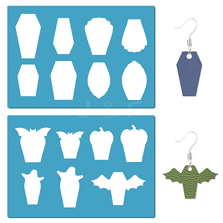 Acrylic Earring Handwork Template DIY-WH0359-073-1