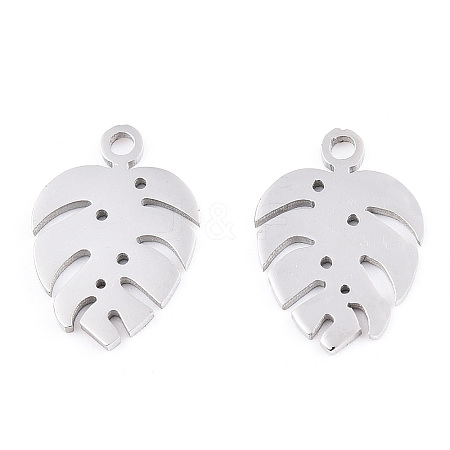 Non-Tarnish 304 Stainless Steel Charms X-STAS-S107-05P-1