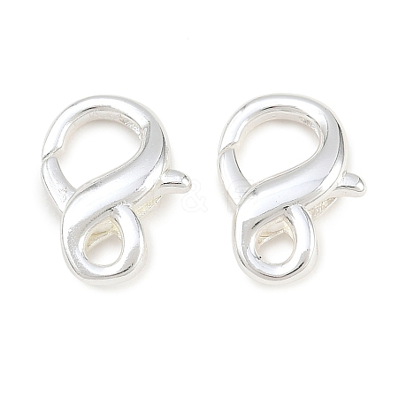 Rack Plating Brass Double Lobster Claw Clasps KK-G416-53S-01-1