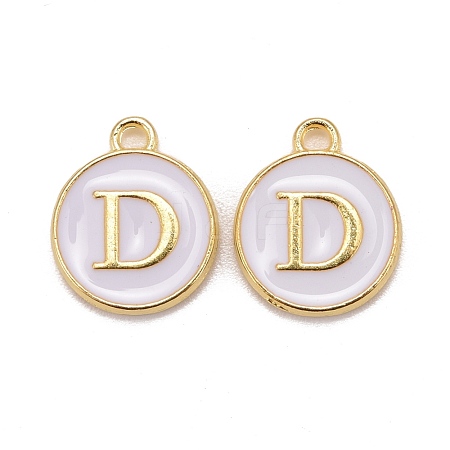 Golden Plated Alloy Charms X-ENAM-S118-01D-1