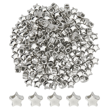 500Pcs CCB Plastic Esuropean Beads CCB-ME0001-09-1