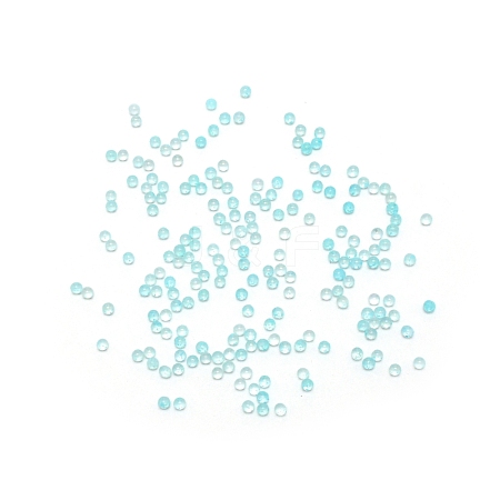 Handmade Luminous Glass Beads GLAA-WH0033-15F-1