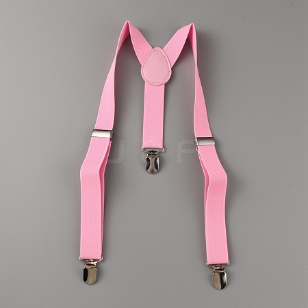 Adjustable Polyester Y-Shaped Heavy Duty Suspenders AJEW-WH0307-23E-1