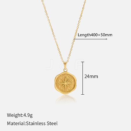 304 Stainless Steel Pendant Necklaces for Women FS-WG3C5F5-01-1