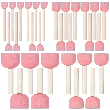 30Pcs 4 Styles Paint Sponges Shapes DIY-SP0006-17-1