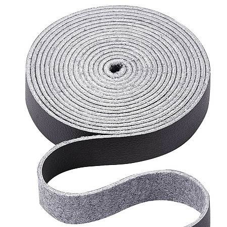 Flat Microfiber Imitation Leather Cord LC-WH0006-07A-02-1