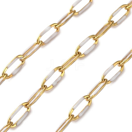 304 Stainless Steel Enamel Cable Chains CHS-R020-02G-09-1