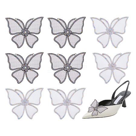8Pcs 2 Colors Cloth Ornament Accessories FIND-FH0017-20-1