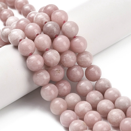 Natural Pink Opal Beads Strands G-Z110-C03-8mm-1
