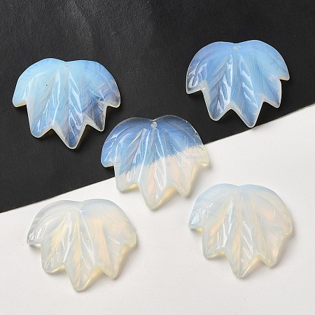 Opalite Carved Pendants G-K353-01P-1