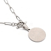 Non-Tarnish 304 Stainless Steel Pendant Necklaces NJEW-JN02951-3