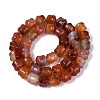 Natural Red Agate Beads Strands G-N353-06A-05-3