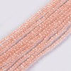 Glass Beads Strands EGLA-E057-02A-04-1