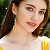 30Pcs Brass Hoop Earring Findings KK-BBC0029-08-5