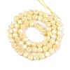 Anti-Tarnish Electroplate Glass Beads Strands GLAA-T025-6mm-14H-3