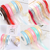 1Roll Solid Color Organza Ribbons ORIB-CY0001-02G-5