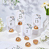 25Pcs Wood Name Card Clip AJEW-GO0005-15-4