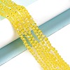 Electroplate Glass Beads Strands EGLA-A034-T3mm-L02-4