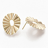 Brass Stud Earring Findings LS-X-KK-T056-15G-NF-2