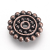 Tibetan Style Alloy Spacer Beads X-PALLOY-S170-26R-1